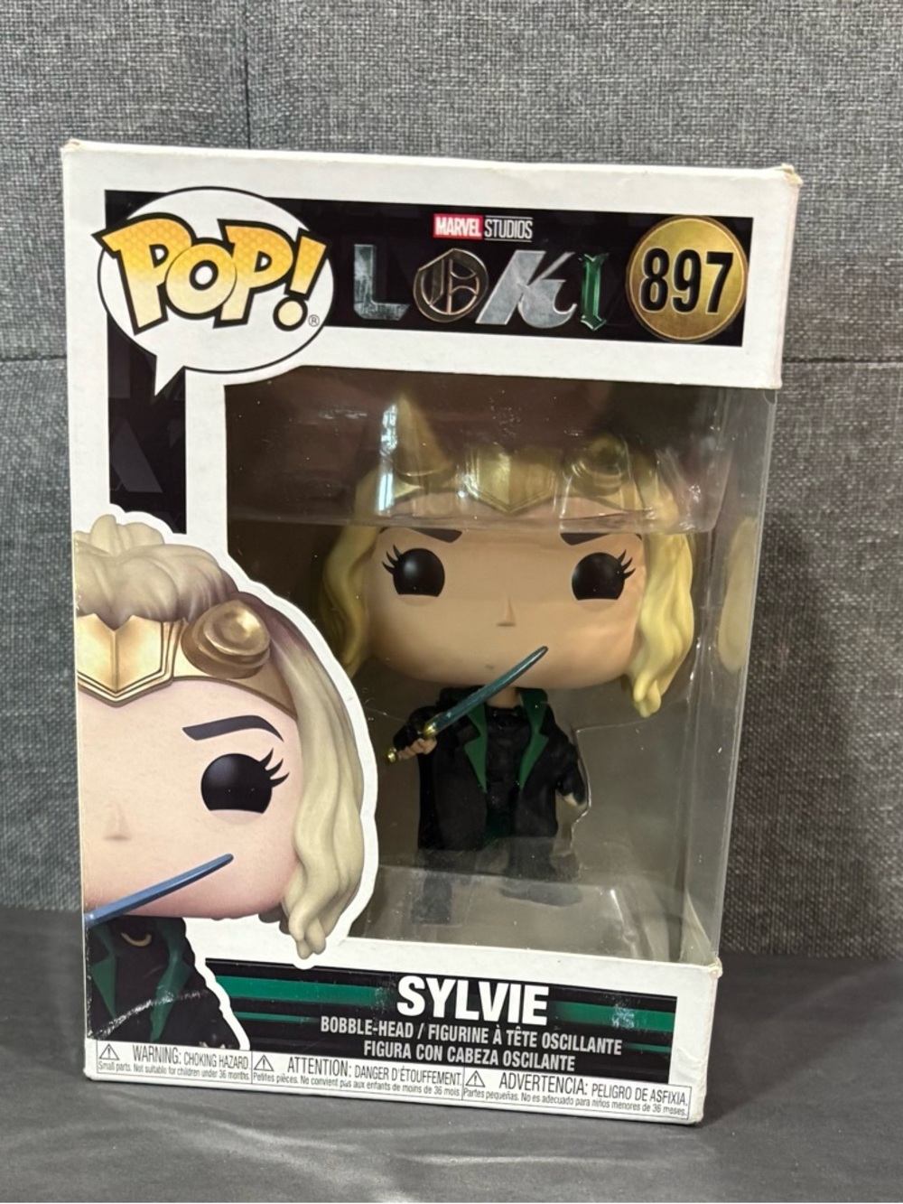 Funko Pop Marvel Sylvie #897 Loki Bobblehead Figure